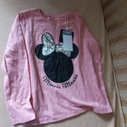 Nowa koszulka/bluzka z długim rękawem Disney 7-8 lat