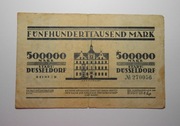 Stary banknot 500000 Marek 1923 Notgeld