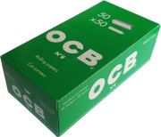50 X Bibułki bletki OCB zielone 50 bibułek No.8