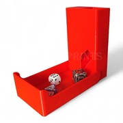 Składana wieża na kości, dice tower - czerwona