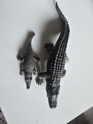 zestaw doroslego krokodyla schleich '14 małego krokodyla '2003