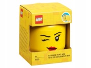 LEGO 4031 Pojemnik na Klocki żółty Głowa Dziewczyny