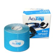 Oryginalne Kinesiology Tape AcuTop PRO SPORT - Wzmocnione- niebieskie