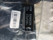 Kondensator 470uF 200V elektrolityczny 35mm 17mm