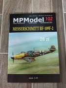 Model kartonowy Messerschmitt BF-109F-2