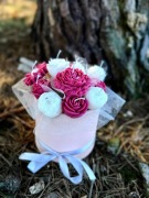 Flower box M świece sojowe z kwiatów na każdą okazję  