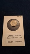 Srebrna Moneta USA - Roosevelt Dime 1947 - Srebro 900