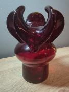 Wazon "OSIOLEK" Czesław Zuber RUBINOWY lata 70 te Stan Idealny. 