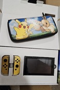 Nintendo Switch Limitowana edycja Pikachu i Eevee Bardzo dobry stan!
