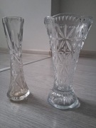 2 wazony kryształowe