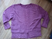 Śliczny damski fioletowy sweterek 