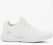 Buty damskie SKECHERS Bobs Sport Squad Tough Talk white białe  37 - 24 cm 