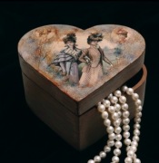 Szkatułka Serce Belle Époque– Rękodzieło Premium Design unikat
