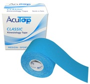 Kinesiology Tape ACUTOP plastry medyczne-5 cm x 5m-Niebieskie-oryginalne