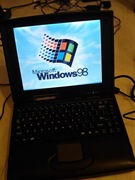 Retro laptop windows 98 notebook computer Pentium mmx 233 MHz