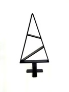 Choinka metalowa czarna nowoczesna loftowa