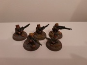 Warhammer 40k Astra Militarum imperial guard ratling snipers metal 5x 1998