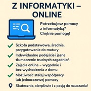 Informatyka korepetycje - online.