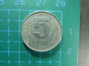 Moneta - NIEMCY - 5 Fenigów - rok 1968 - DDR -1