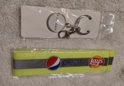 Zestaw: brelok + opaska odblaskowa, odblask Pepsi Lay's
