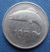 Moneta Irlandia 10 pensów 1994