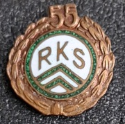 Odznaka RKS Łódź 55 lat