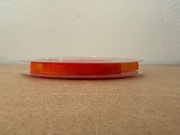 Pomarańczowa Siateczka Florystyczna Dekoracyjna Tasiemka Wstążka Szpula