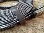 Cienki płaski HDMI 5 metrów do PS5 Xbox Mega Strong mocny kabel przewód 4K 