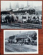 Fablok Chrzanów lokomotywa parowóz 2 fotografie PRL