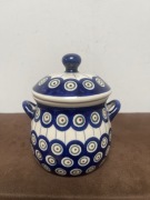 Bolesławiec Pojemnik Dekoracyjny Sygnowany