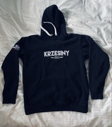 BluzUp Bluza kangurka z kapturem Hoodie Krzesiny ZSO2 czarna gruba bawełna