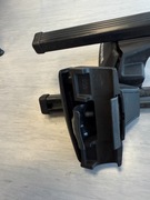 Thule SquareBar evo 127 + stopy Flush Rail Evo + kit + zamki.