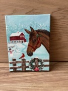 Obrazek, koń, ozdoba świąteczna, na prezent, do pokoju