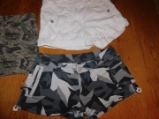 Zestaw 2x spodenki i spódnica moro roz S