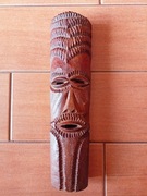 rzeźba, maska drewniana 33cm