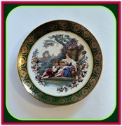 Limoges France - Talerz kolekcjonerski /Dekoracyjny ! Scenka !