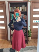 Bluzka sweterek cekiny kokarda elegancki