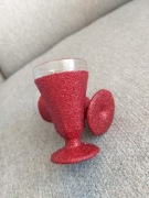 DOSTĘPNE Kieliszki oszukane ślub wesele bordo 15ml