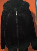 Kurtka kożuszek futerko kaptur 