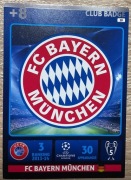 PANINI CHAMPIONS LEAGUE 2014/15 KARTA LOGO BAYERN MUNCHEN