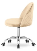 Krzesło obrotowe GLORIA OFFICE CREAM VELVET