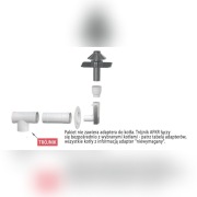 Komin PP do kotła kondensacyjnego Fi 80/125