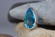 Wisiorek: Topaz Sky Blue L