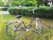 Czarna strzała - rower UNIBIKE Amsterdam osiem biegów w piaście