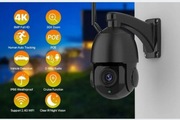 Kamera IP + WIFI PTZ 4K 8MP POE Zewnętrzna metalowa obudowa 30-krotny zoom