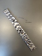 Nowa bransoleta nierdzewna 20mm cyrkonie Galaxy Watch i inne