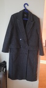 Zara plaszcz zimowy oversize S z wełną jodelka