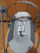 Szary leżaczek bujaczek elektryczny dla niemowląt Lionelo Otto