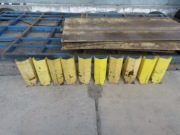 Odbojnica nogi regału magazynowego WDX 40x16x24 cm odbój czołowy