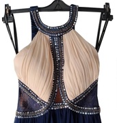 Little Mistress nowa balowa sukienka 34 36 38 XS S M długa wizytowa weselna